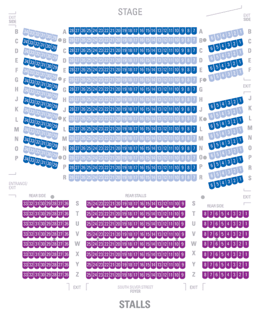 The Music Hall Seating Plan