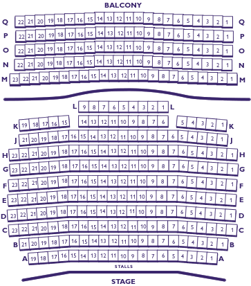 Borough Theatre Seating Plan