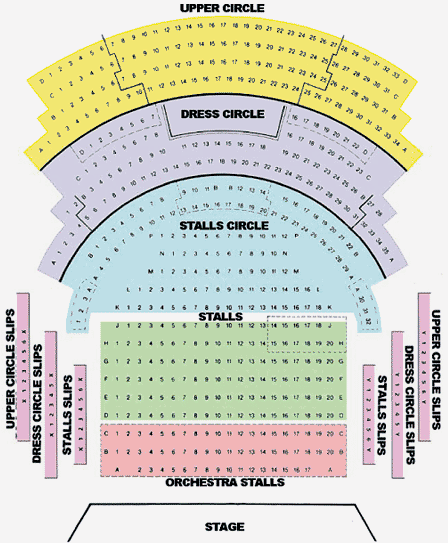 Towngate Theatre Seating Plan