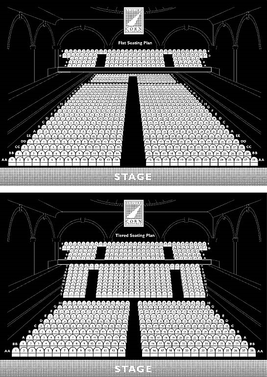 The Bedford Corn Exchange Seating Plan