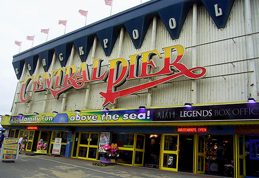 Central Pier in Blackpool