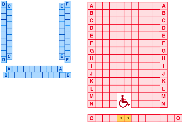 Bolton Little Theatre Seating Plan