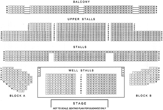Pavillion Theatre Seating Plan