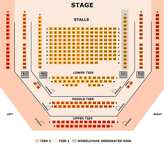 South Hill Park Arts Centre Seating Plan