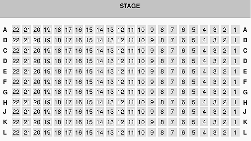 Mermaid Arts Centre Seating Plan