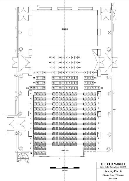 Old Market Theatre Seating Plan