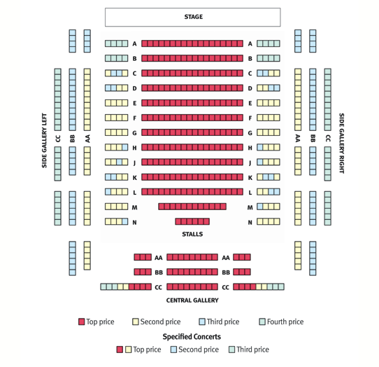 St Georges Seating Plan