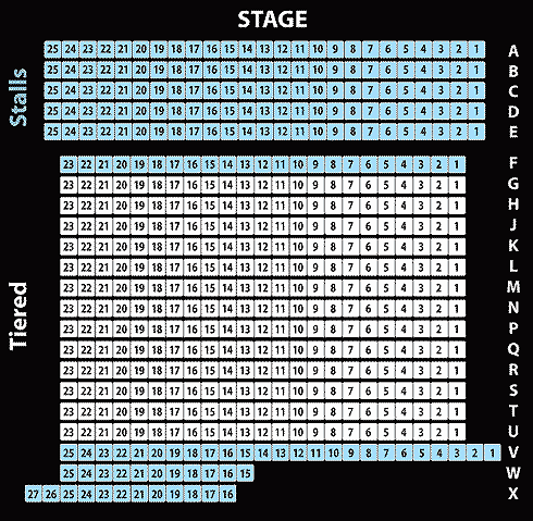 Burnley Mechanics Seating Plan