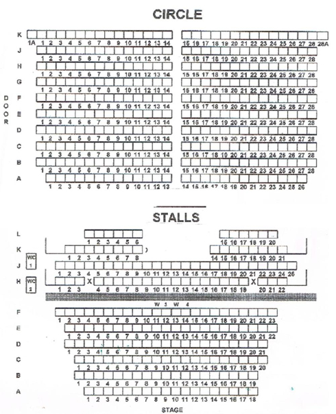 Royal Court Seating Plan