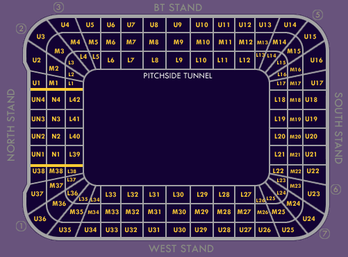 Cardiff Principality Stadium Seating Plan