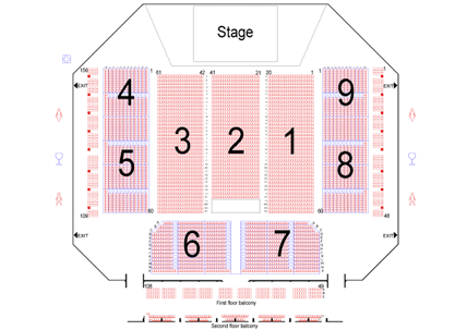 St David's Hall Seating Plan