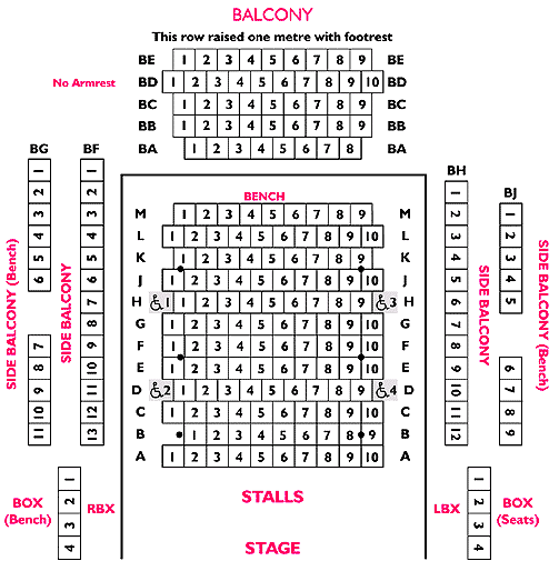 The Theatre Seating Plan