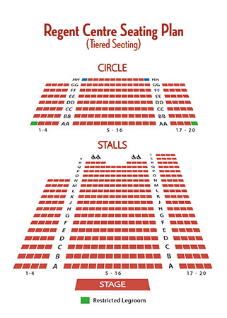 Regent Centre Seating Plan