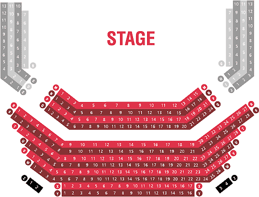 Riverside Theatre Seating Plan