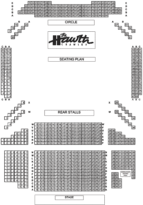 The Hawth Seating Plan