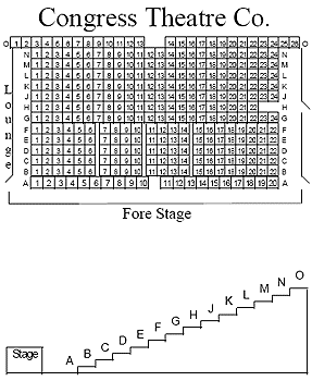 Congress Theatre Seating Plan