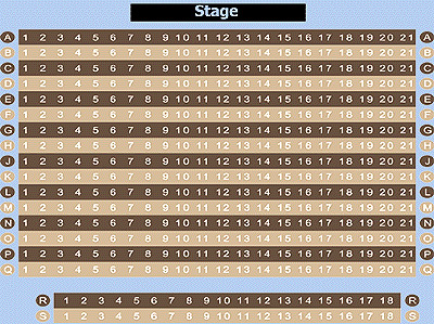 Waterside Theatre Seating Plan