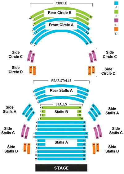 Grove Seating Plan in Dunstable