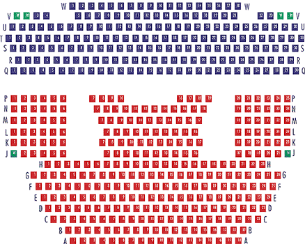 Gala Theatre Seating Plan