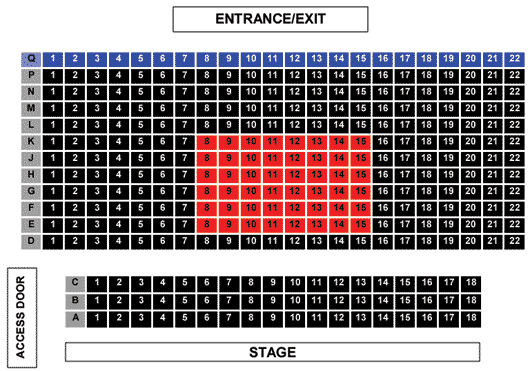 The Point Seating Plan