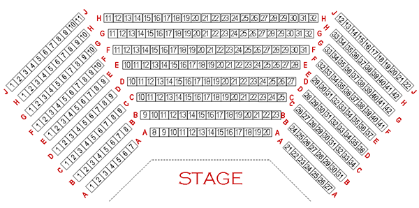 Evesham Arts Centre Seating Plan