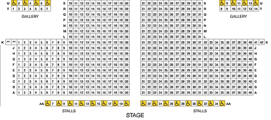 Rothes Halls Seating Plan