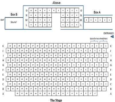 Halifax Playhouse Seating Plan