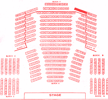 The Playhouse Seating Plan