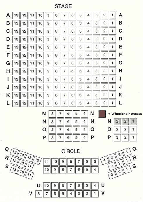 Kenton Theatre Seating Plan