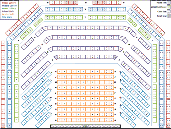 Christ’s Hospital Theatre Seating Plan