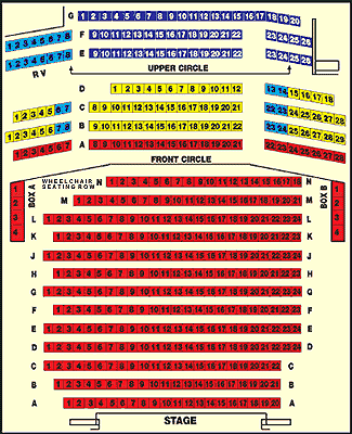 Princess Theatre Seating Plan