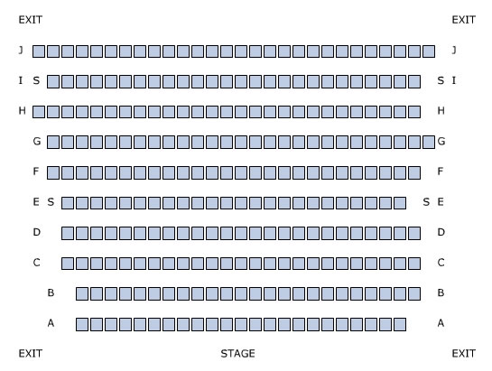 Jersey Arts Centre Seating Plan