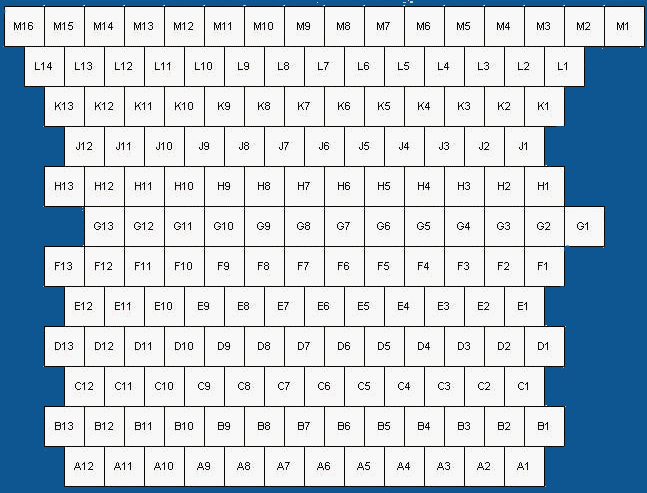 Talisman Theatre Seating Plan