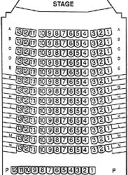 The Rose Theatre Seating Plan