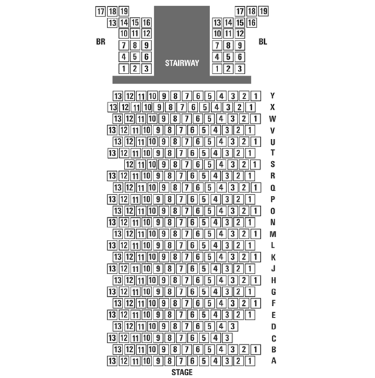 The Arts Centre Seating Plan