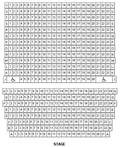 Adam Smith Theatre Seating Plan