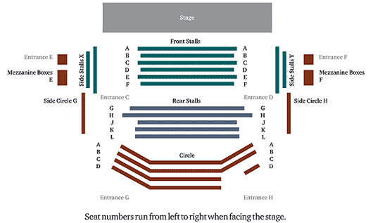 Theatre by the Lake Seating Plan