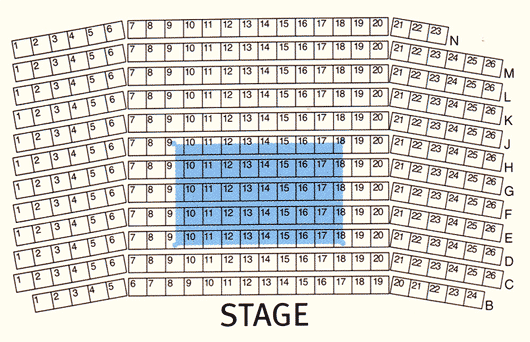 The Dukes Seating Plan