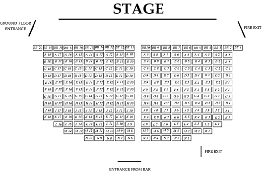 Dunamaise Arts Centre Seating Plan