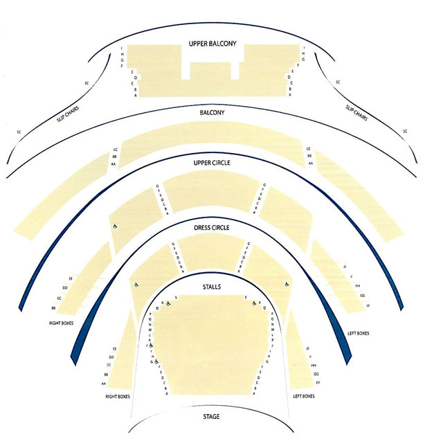 Leeds Grand Theatre and Opera House Seating Plan