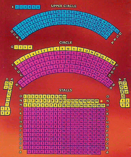Theatre Royal Seating Plan