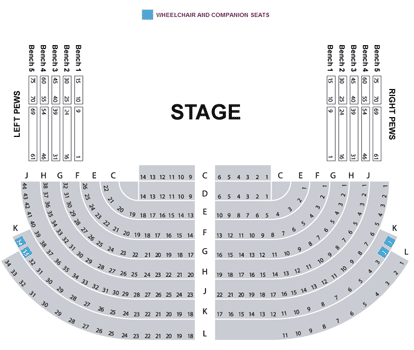 Everyman Theatre Seating Plan
