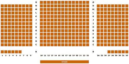 Pacific Road Arts Centre Seating Plan