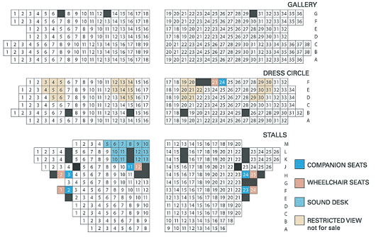 Playhouse Seating Plan