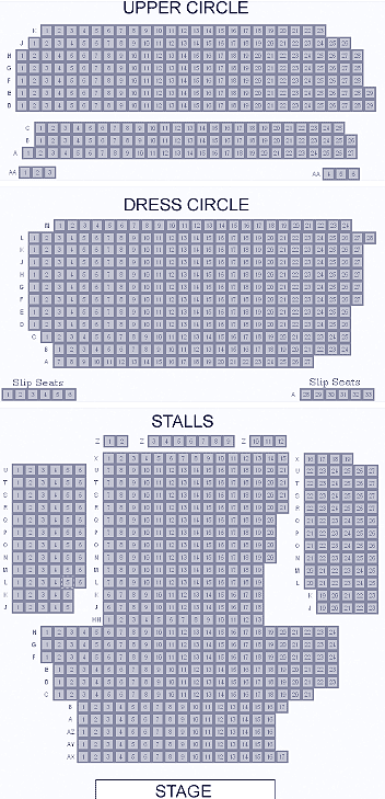 Aldwych Theatre Seating Plan