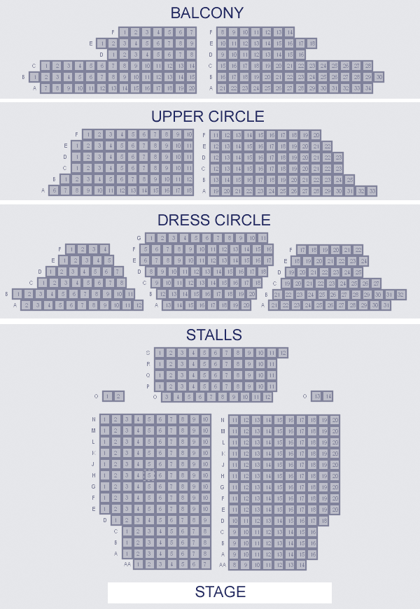 Apollo Theatre Seating Plan