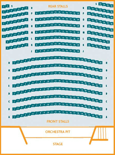 Marina Theatre Seating Plan