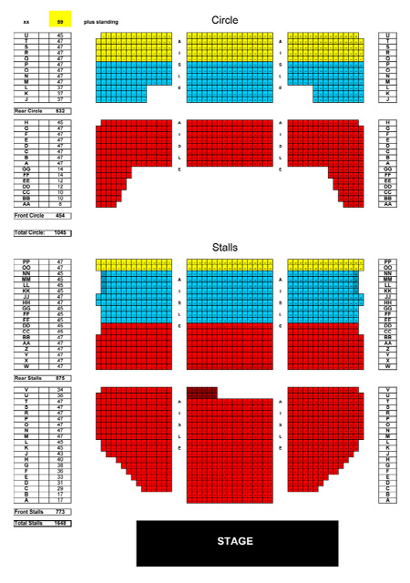 Apollo Theatre Seating Plan