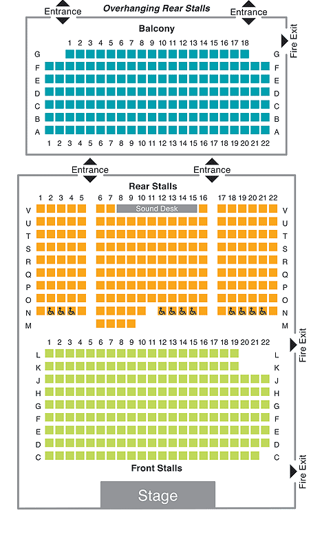 Palace Theatre Seating Plan