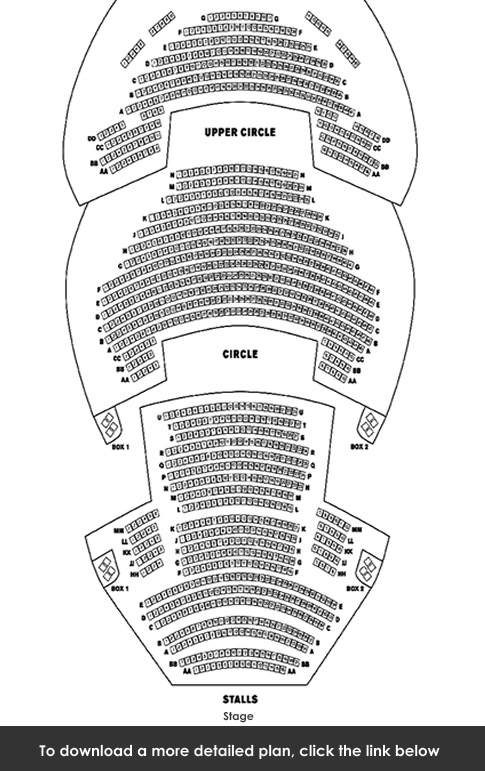 Milton Keynes Theatre Seating Plan